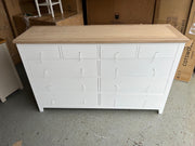 Chester Pure White 10 Drawer Chest furniture delivered
